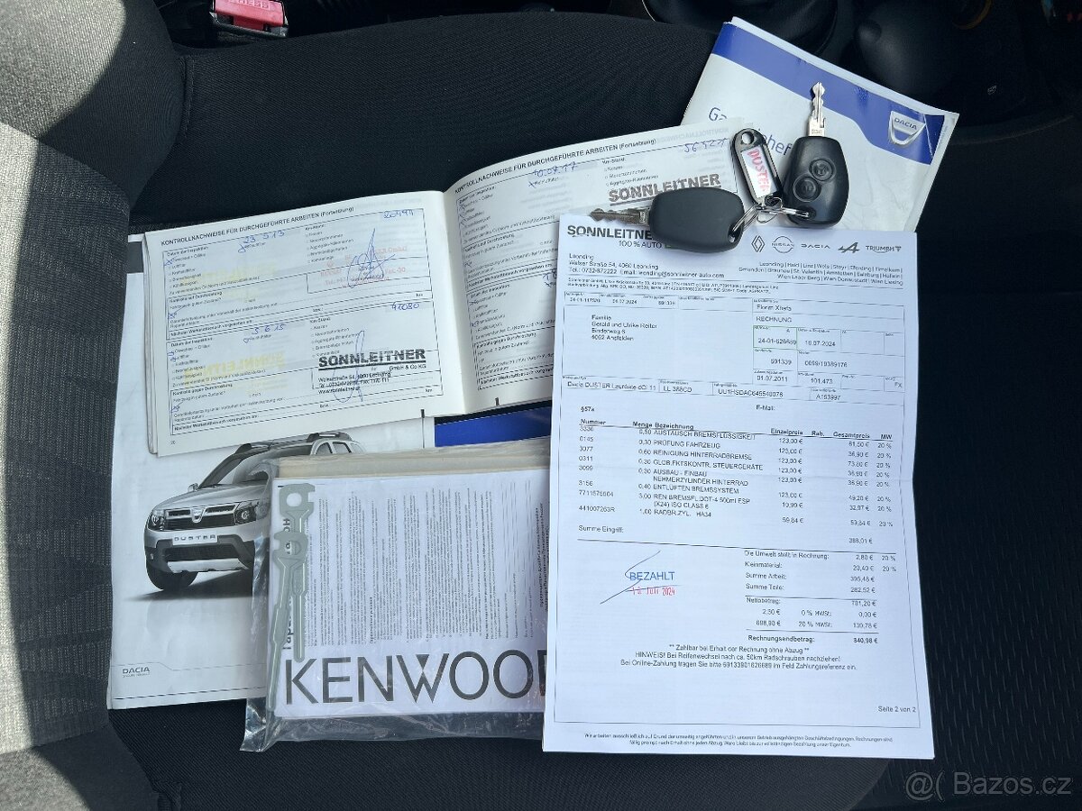 Dacia Duster 1.5 dci 79KW 1Majitel VELKÝ SERVIS 2X ALU KOLA - 19