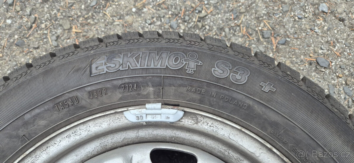 Plechové disky Škoda 5x100 5x14 ET35 165/70r14 Sava S3 zimní - 19