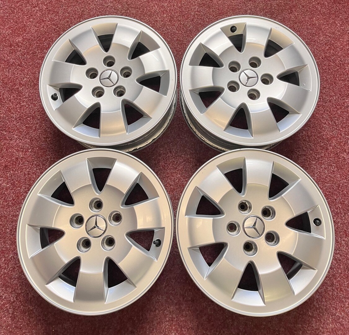 5x108 R15 Mercedes Citan ORIGINÁL Alu disky - ET 44 - 19