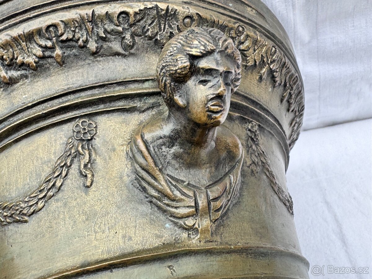 HMOŽDÍŘ BRONZ OBR UNIKÁT 13,6 kg těžký NÁDHERNÝ A JEDINEČNÝ - 19