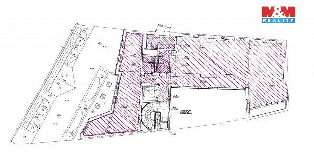 Pronájem kancelářského prostoru 171 m², Praha, ul. Vodičkova - 19