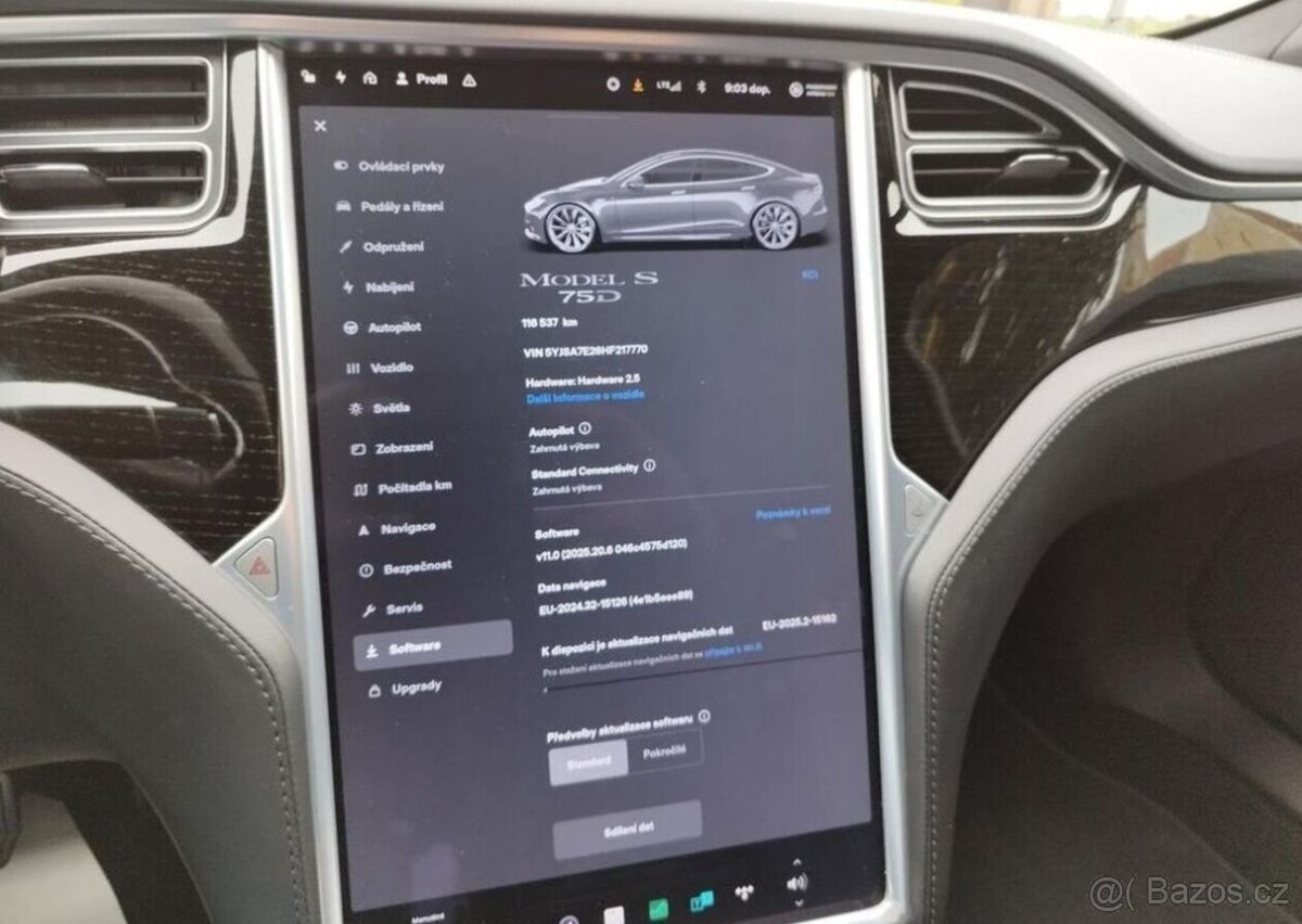 Tesla Model S MODEL S 75D elektro automat 386 kw - 19