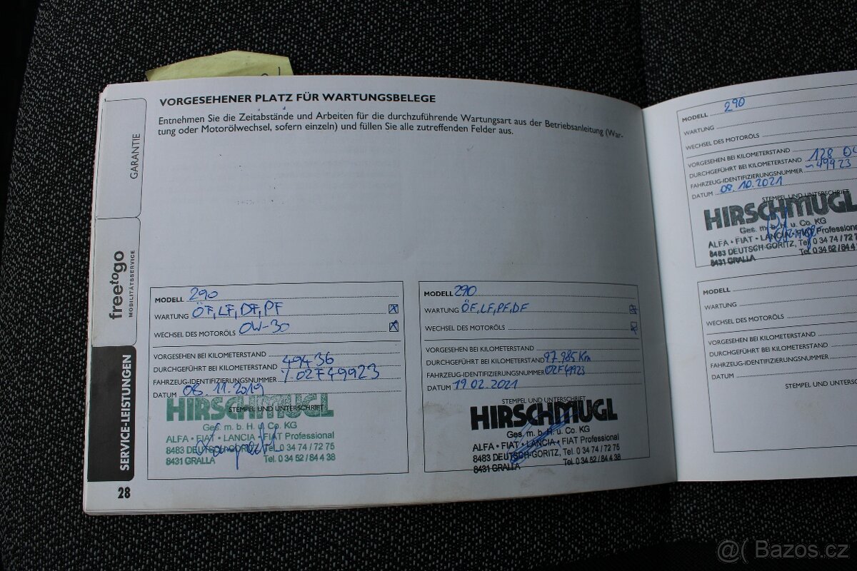 Fiat Ducato 2,3JTD 96KW, 7 - MÍST, KLIMA, r.v. 2017 - 19