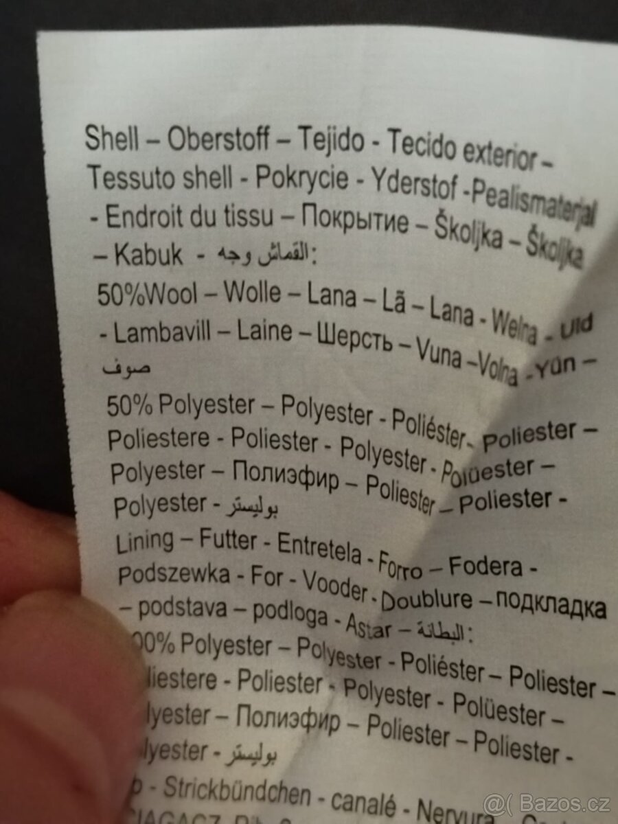 Dámský vlněný kabát/ bunda, velikost M - 19