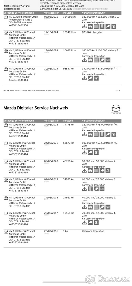 Mazda CX-5 2.0i 121Kw 115000km úplný servis Mazda Full Led - 19