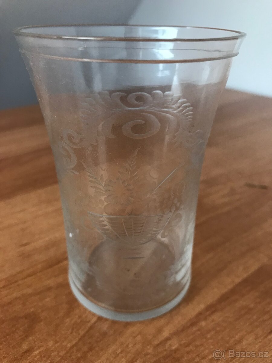 Sběratel nabízí staré empírové sklo - 19