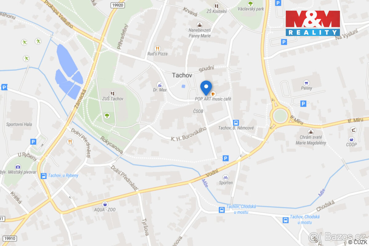 Prodej bytu 2+1, 57 m², garáž, Tachov, ul. Fügnerova - 19