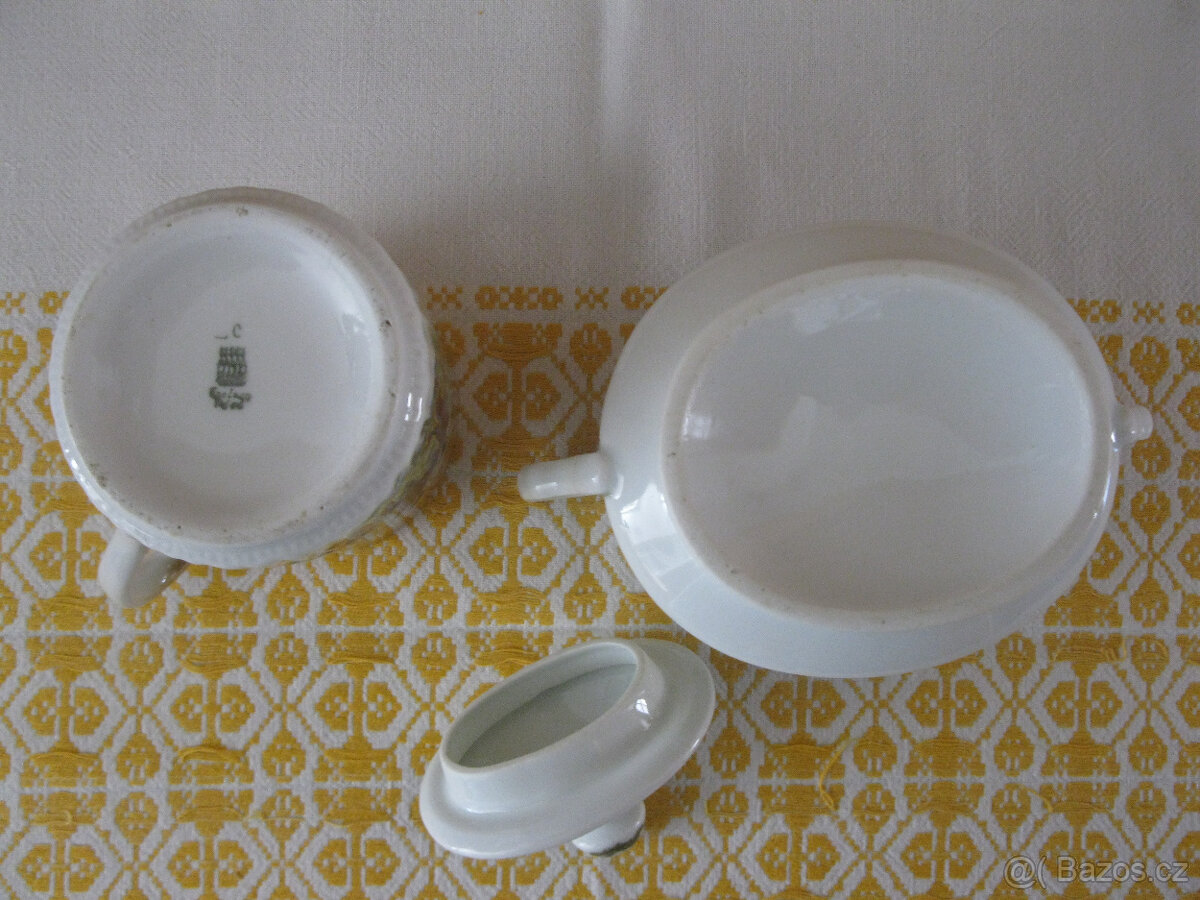hrníčky starožitné,starožítná grogovka,.... - 19