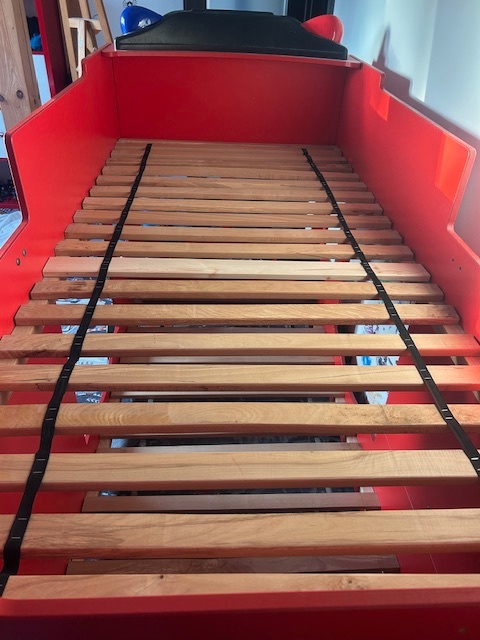 Dětská patrová postel se zábranou a nočním osvětlením Hasiči - 19