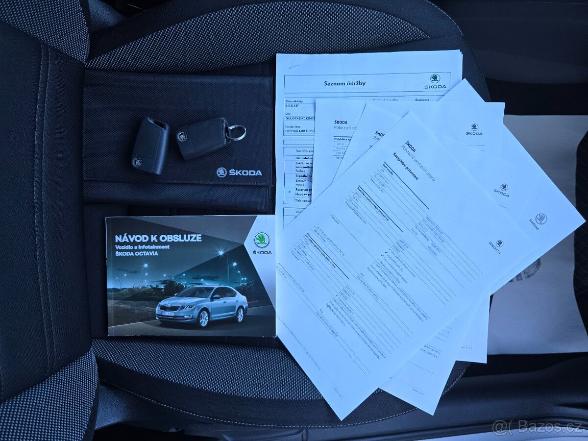 Škoda OCTAVIA III 1,6TDI 85kW STYLE LED FRONT 2019 ČR - DPH - 19