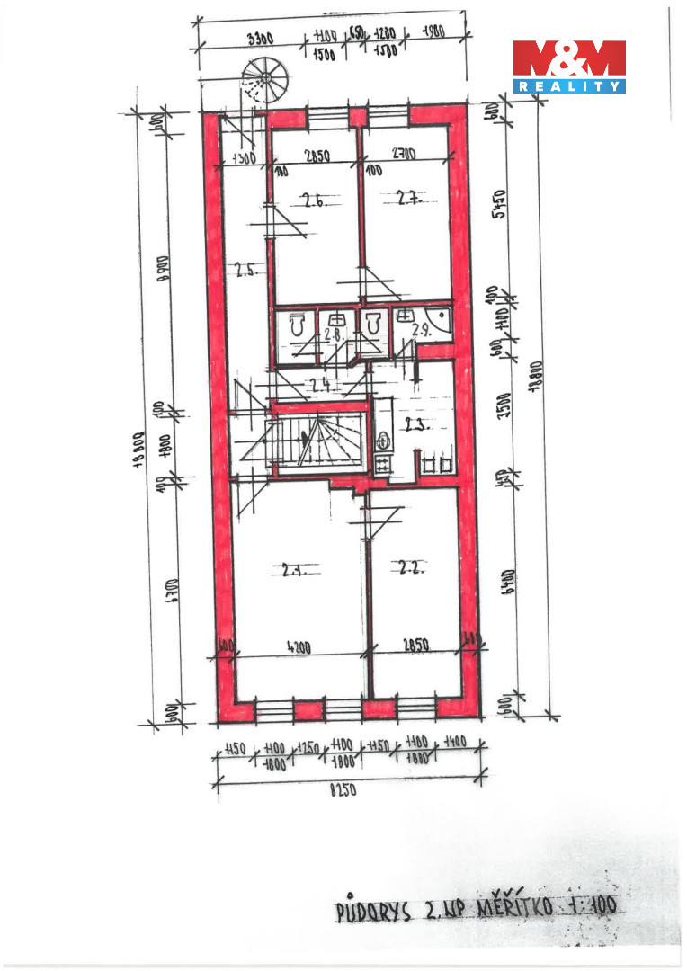 Prodej rodinného domu, 295 m², Nymburk, ul. Boleslavská tříd - 19