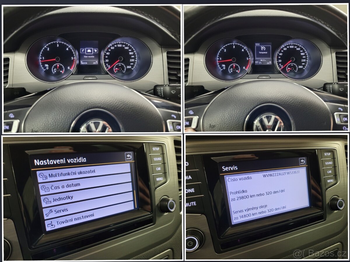 VW Golf 7 SportsVan 1.6 TDI, 81kW, DIGI KLIMA,WEBASTO, TAŽNÉ - 19