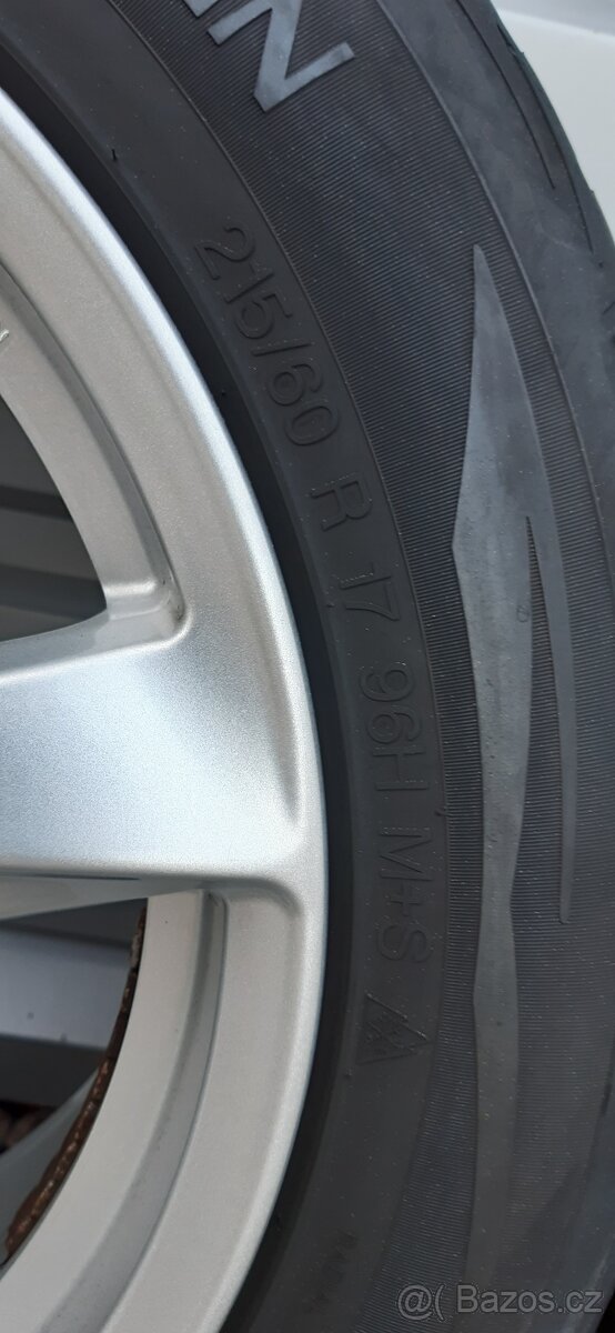 Alu sadu 5x112 r17 RC vw Tiguan zimní pneu - 19