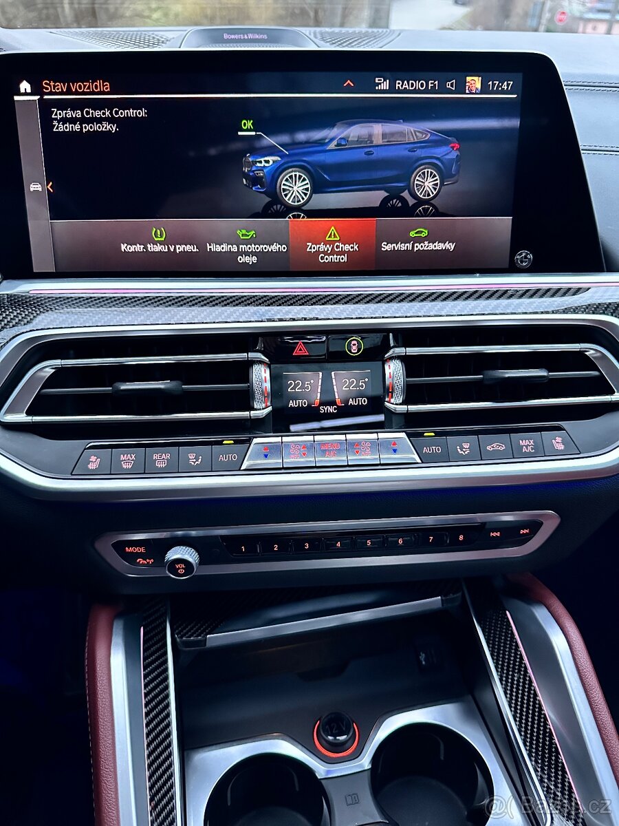 BMW X6 M50i, B&W, Tv, Sky Lounge, DPH - 19