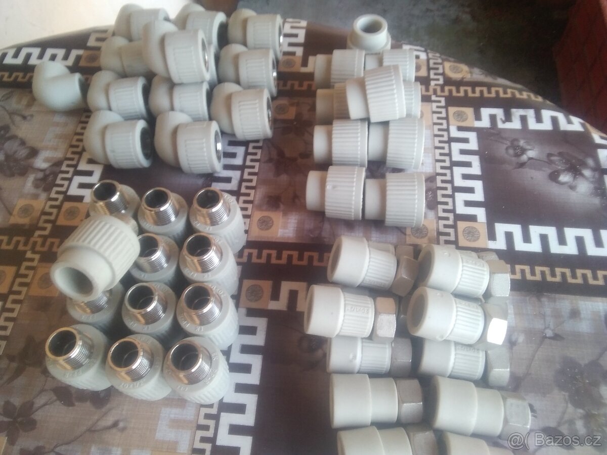 Tvarovky ppr, mosaz, kohouty - 19