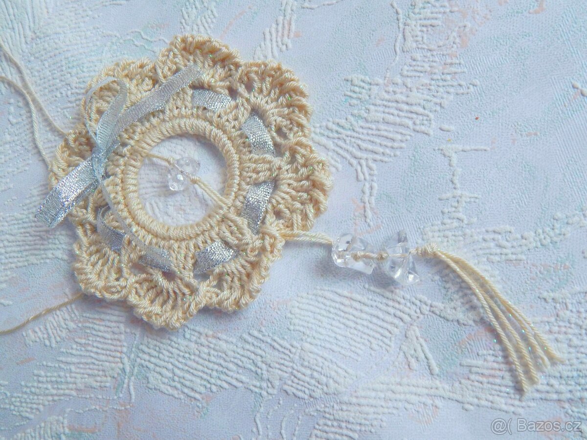 Háčkované vánoční ozdoby - 19