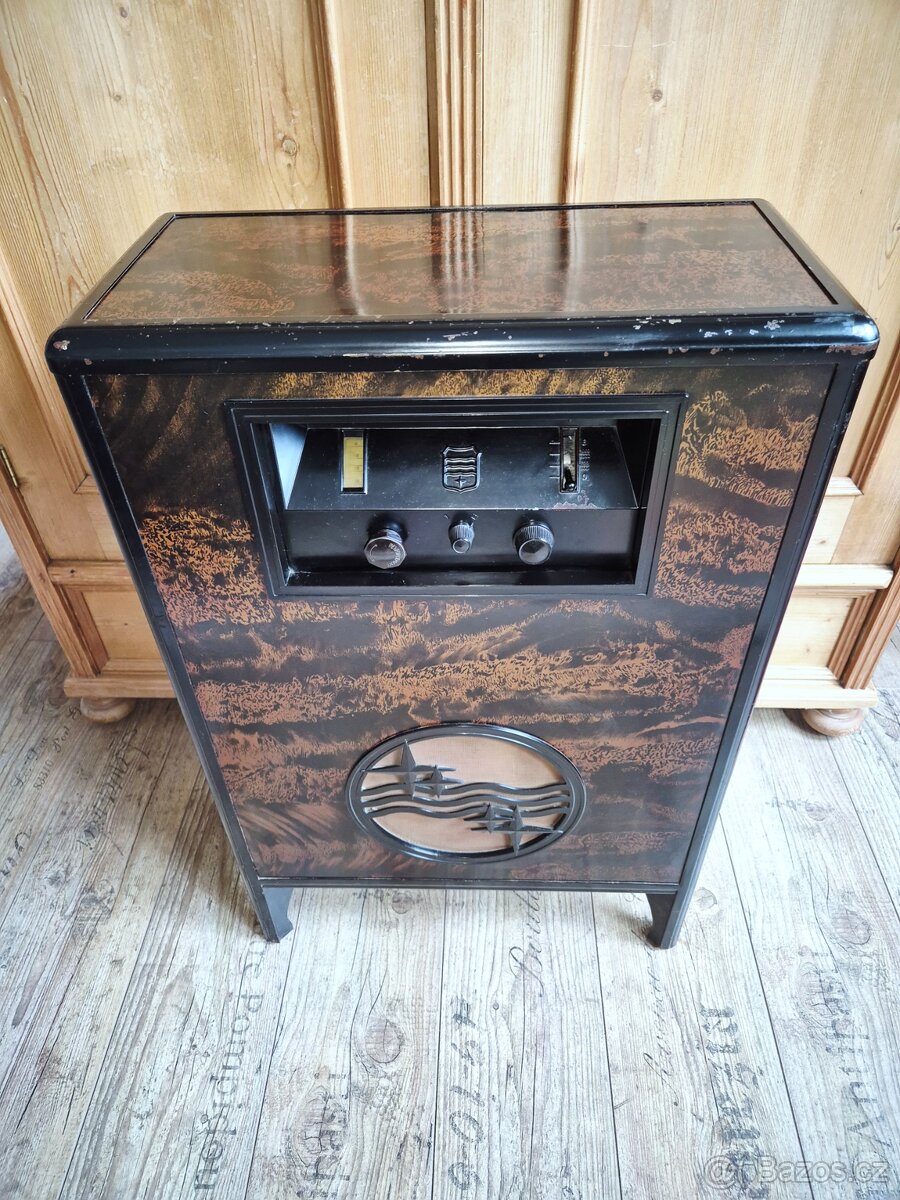 Starožitné rádio Philips 2601, "kamna", 1930-1931 - 19