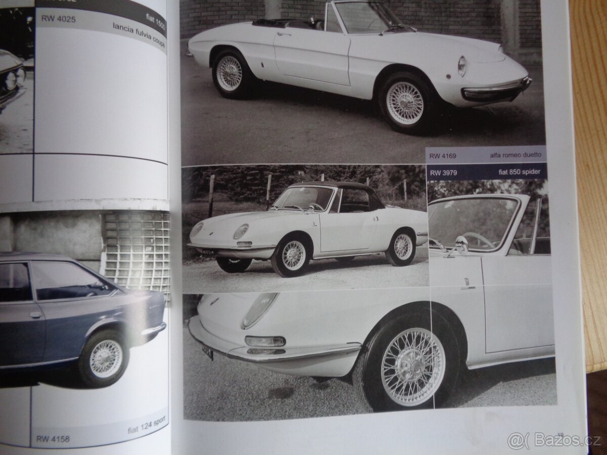 Fiat hliniková, drátěná kola Borrani - 19