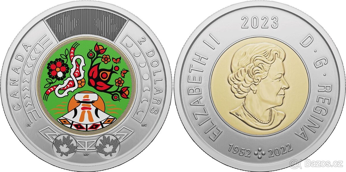 5 centů - 2 dolary Kanada 2023-4 Karel III. UNC - 19