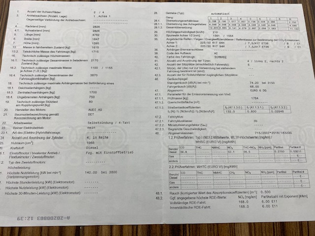 Audi A4 40 Avant 2.0 TDI 140kW 7xS-tronic 190 koní r.v. 2020 - 19