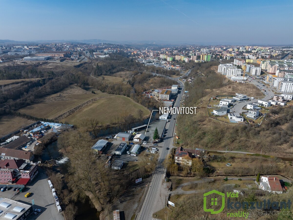 Pronájem komerční pozemek se zázemím , 2254 m² - Třebíč - No - 19