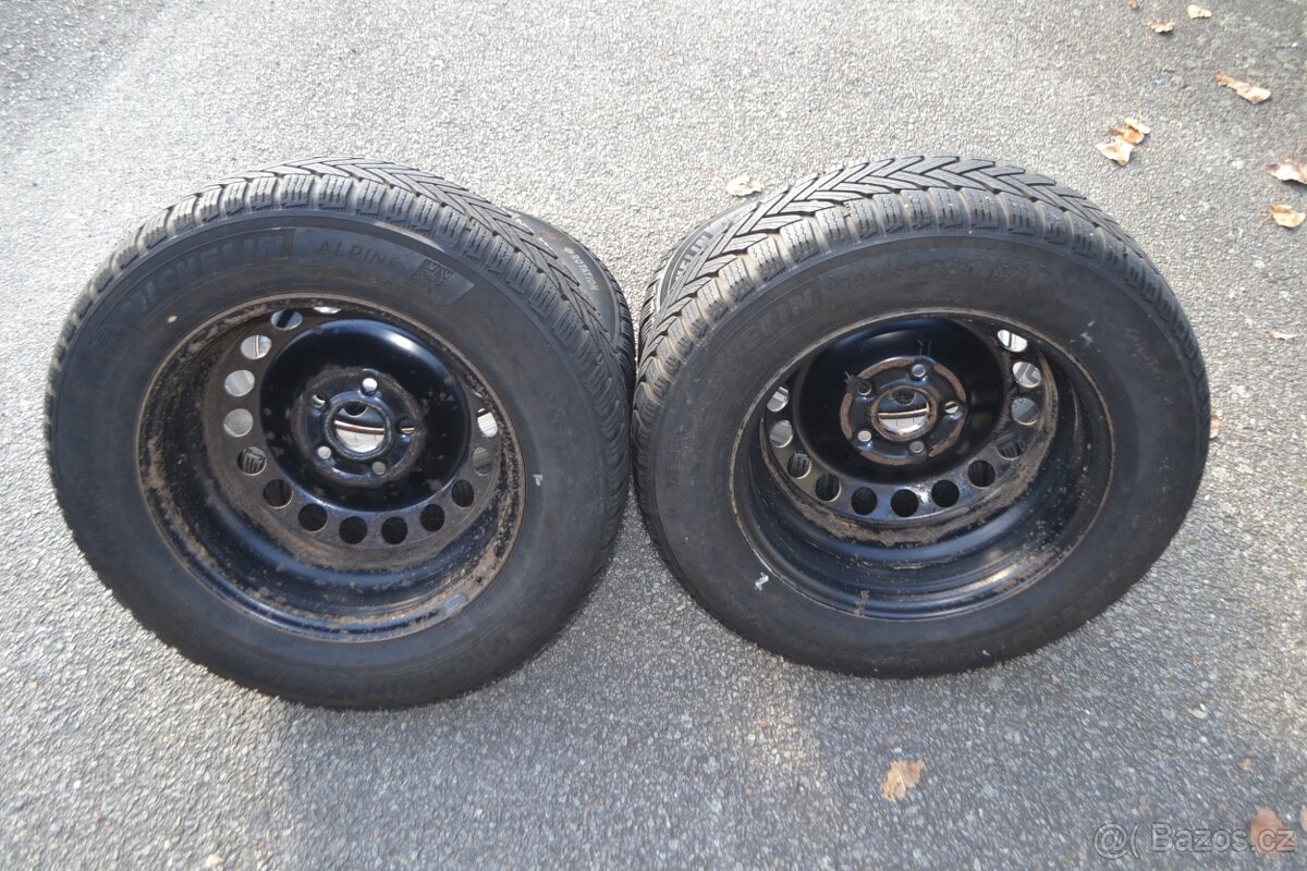 ZÁNOVNÍ sada 4ks zimní kola Š.Octavia II, III+ Michelin Alpi - 19
