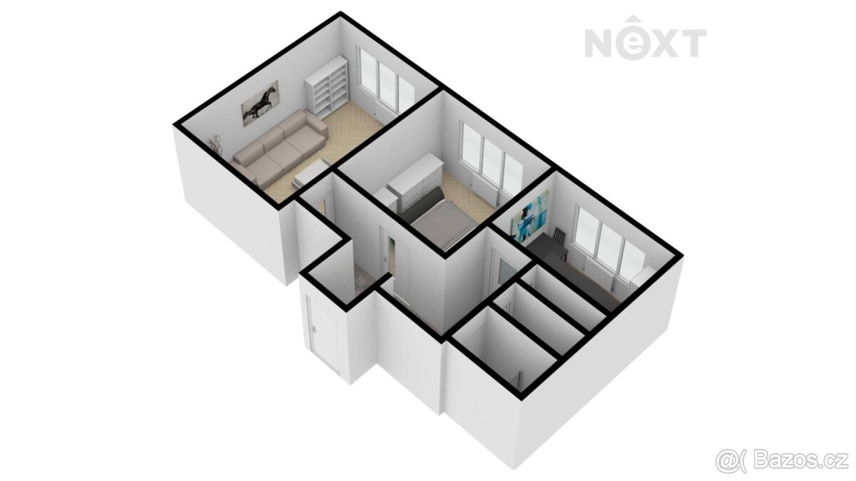 Pronájem byt 2+1, 61㎡ - 19