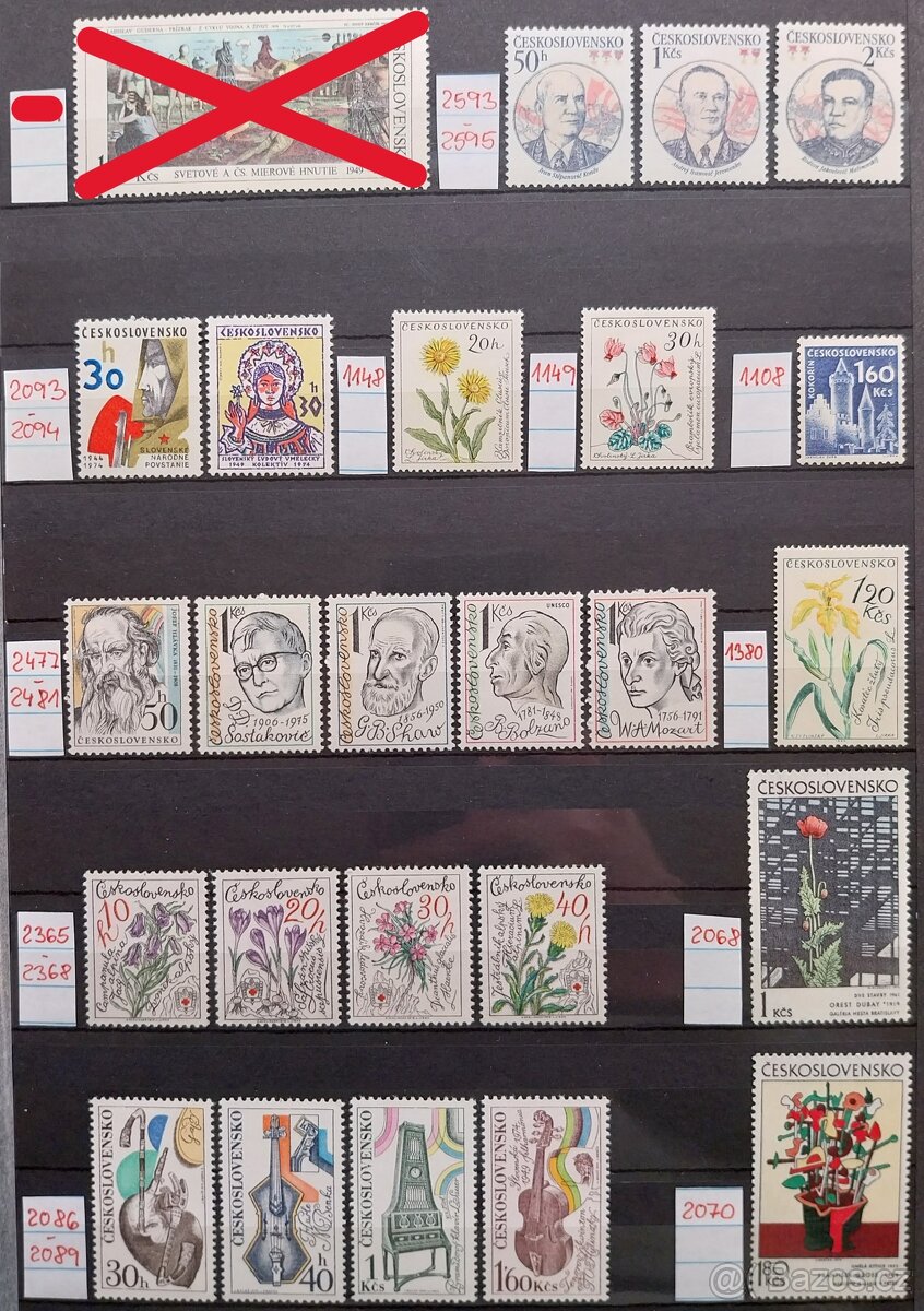 Známky ČESKOSLOVENSKO – 4 - 19