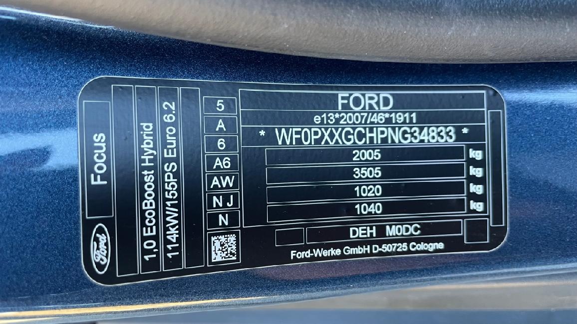 Ford Focus, 1,0 114 kW ACTIVE X HYBRIT /AT - 19