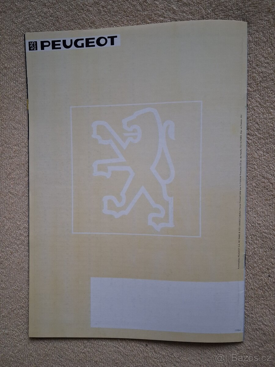 Peugeot 305-PLAKAT-MANUAL-PROSPEKT - 19