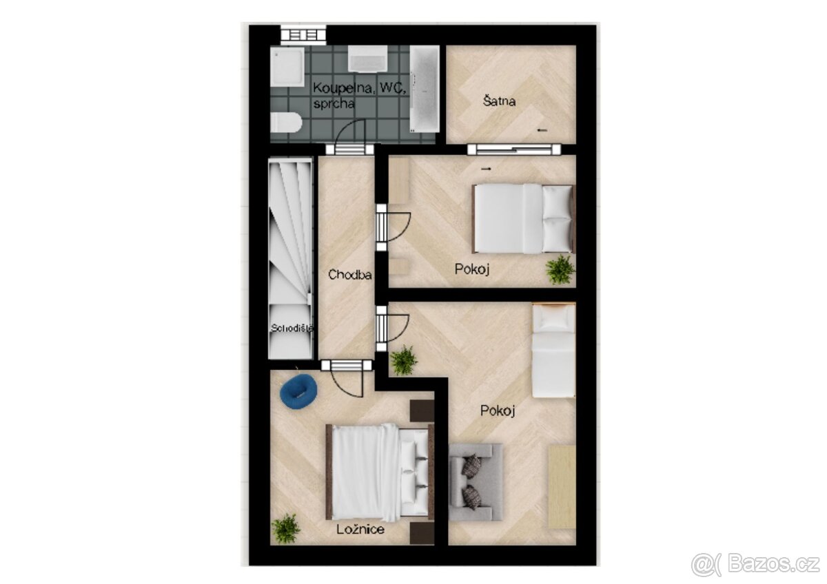 Prodej rodinného domu 5+kk, 132,7 m², Sedlec u Líbeznic, poz - 19
