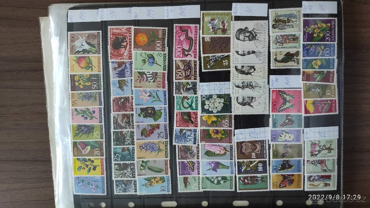 Filatelie-23 prodám známky cizina staré i nové - 19