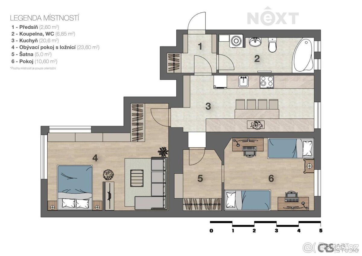 Prodej komerční Apartmány, 69㎡ - 19