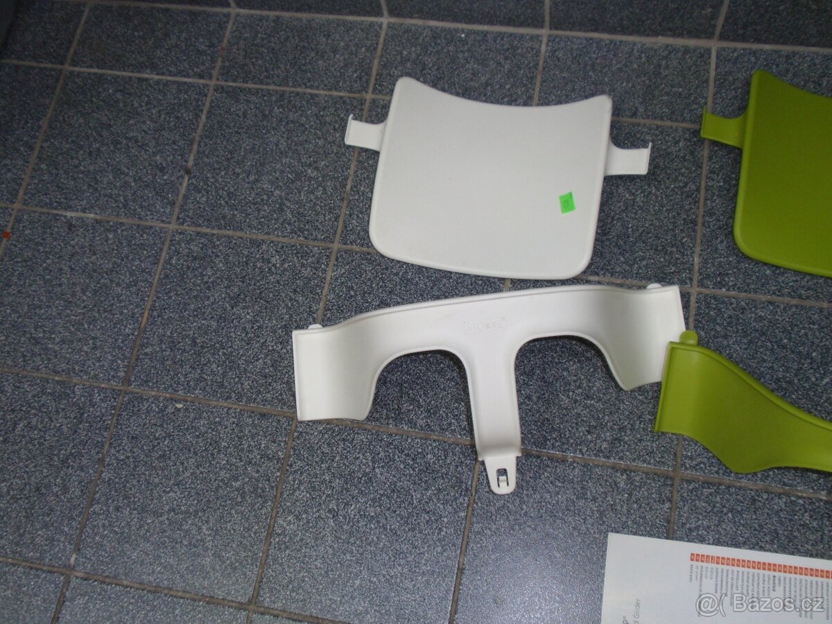 KRÁSNÁ MASIVNÍ DŘEVĚNÁ ROSTOUCÍ ŽIDLE STOKKE TRIPP TRAPP - 19