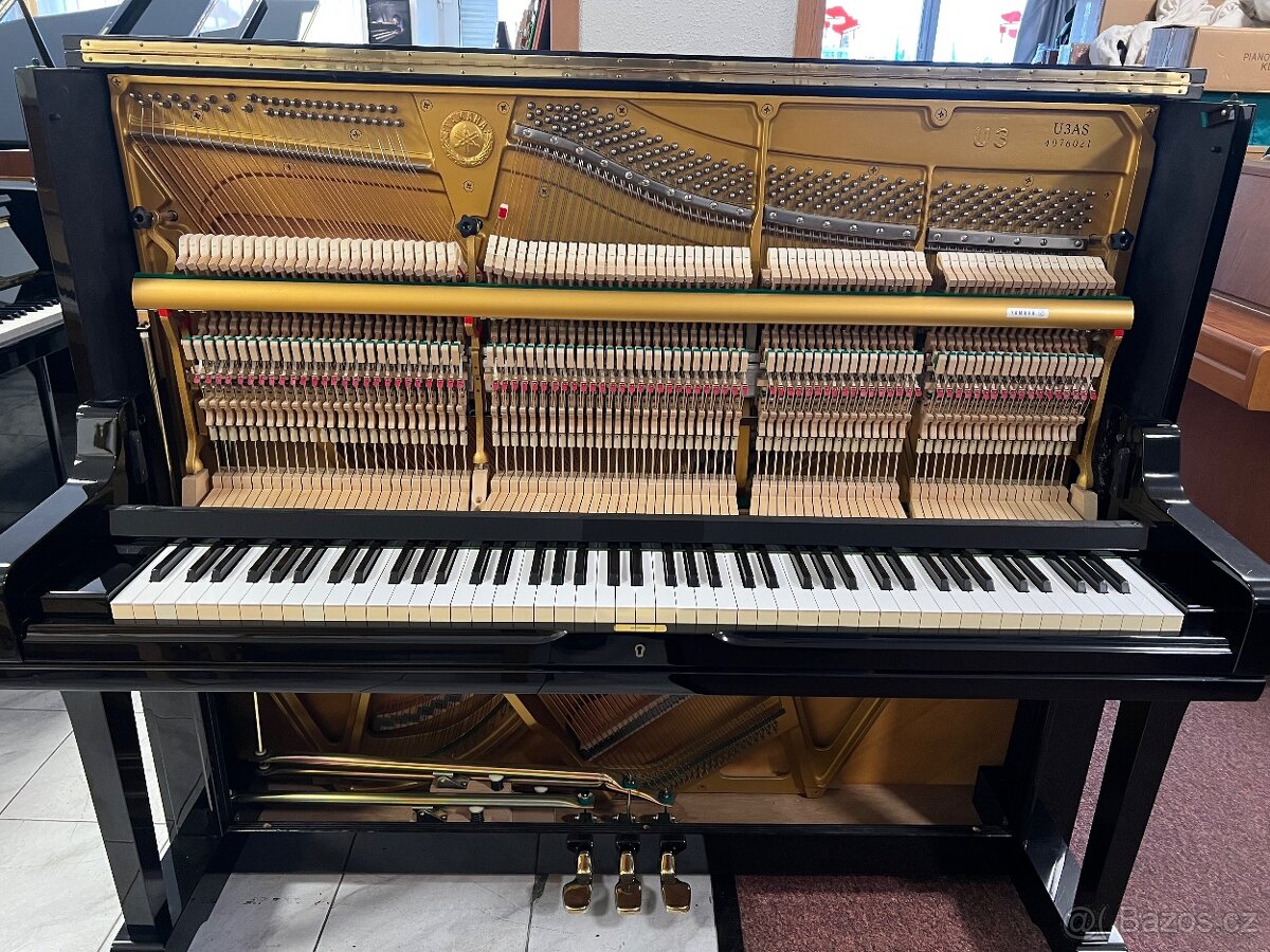 Yamaha U3 se zárukou 5 let, včetně židle, doprava zdarma. - 19