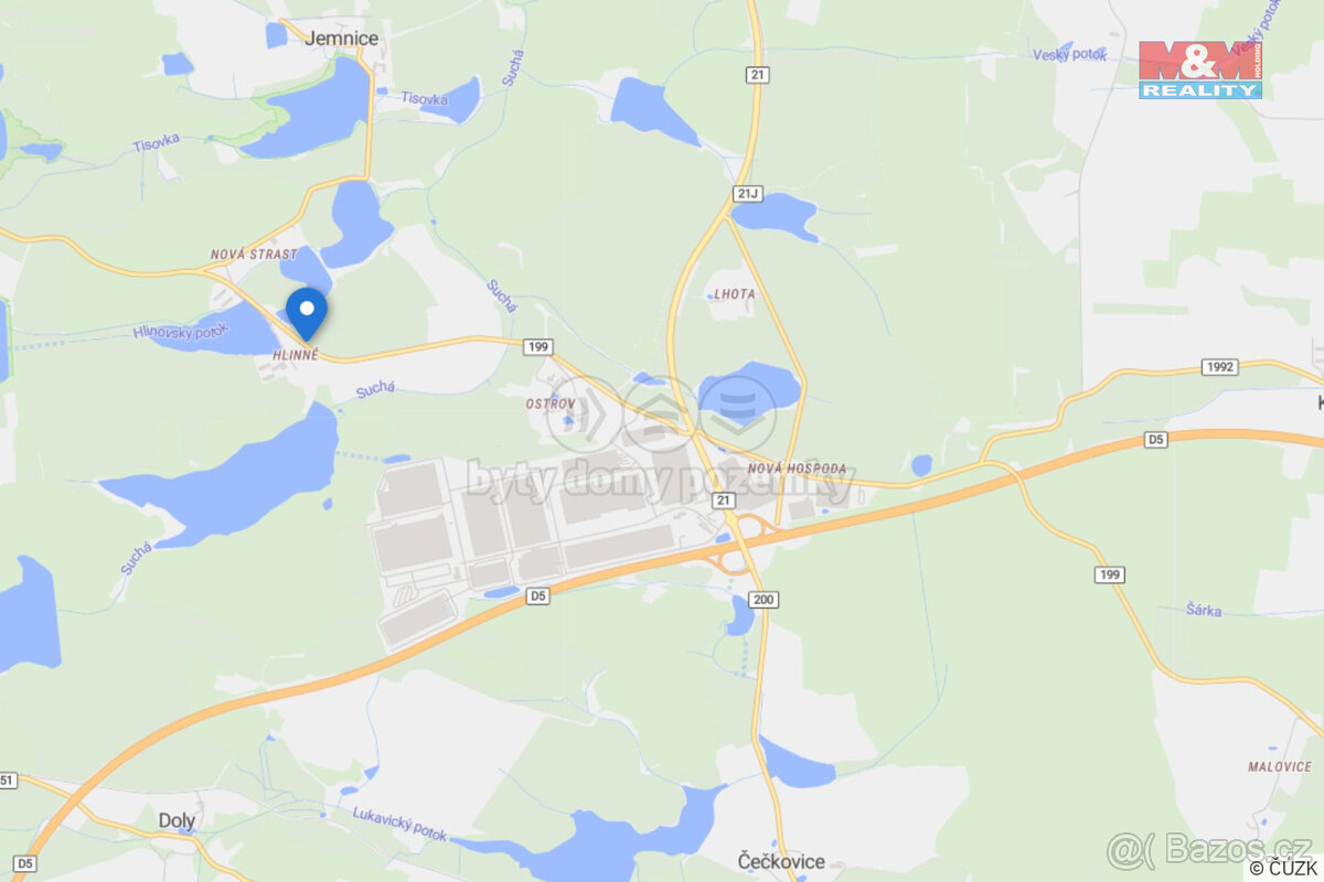 Pronájem skladu, 1000 m², Tisová - 19