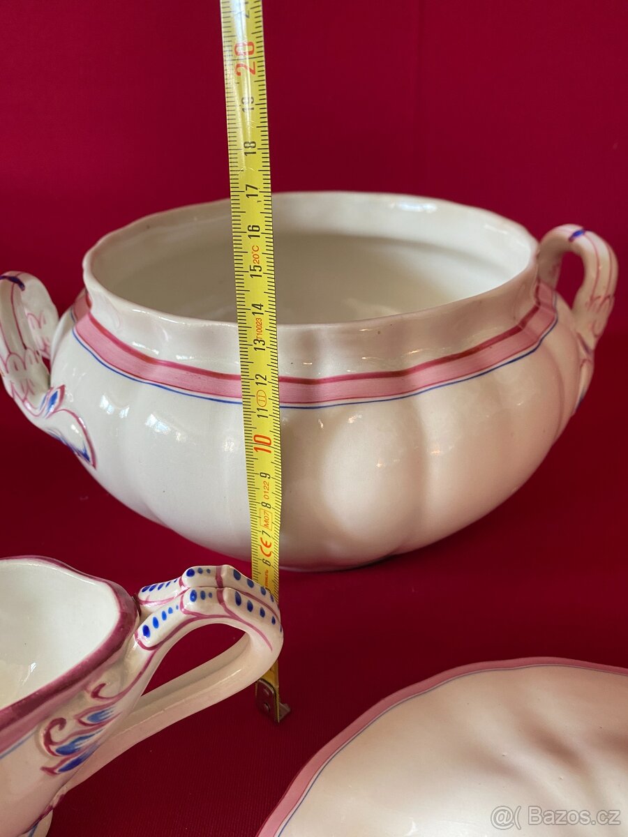 mísa stará porcelánová mísa omáčník staré nádobí porcelán - 19