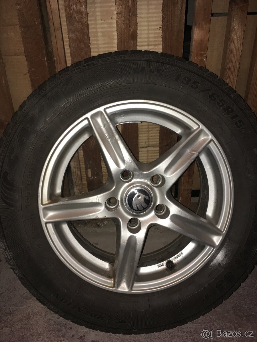 Alu disky r15 5x112 Škoda Octavia 2 - 19