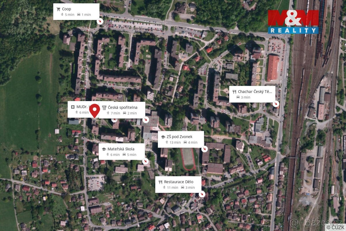 Prodej bytu 3+1, 66 m², Český Těšín, ul. Polní - 19