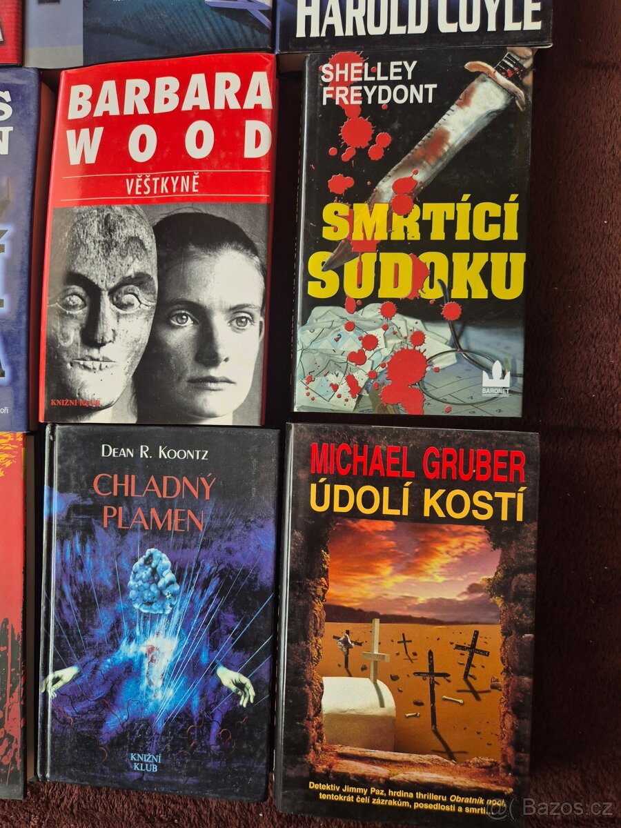 Knihy, thrillery jednotná cena - 19