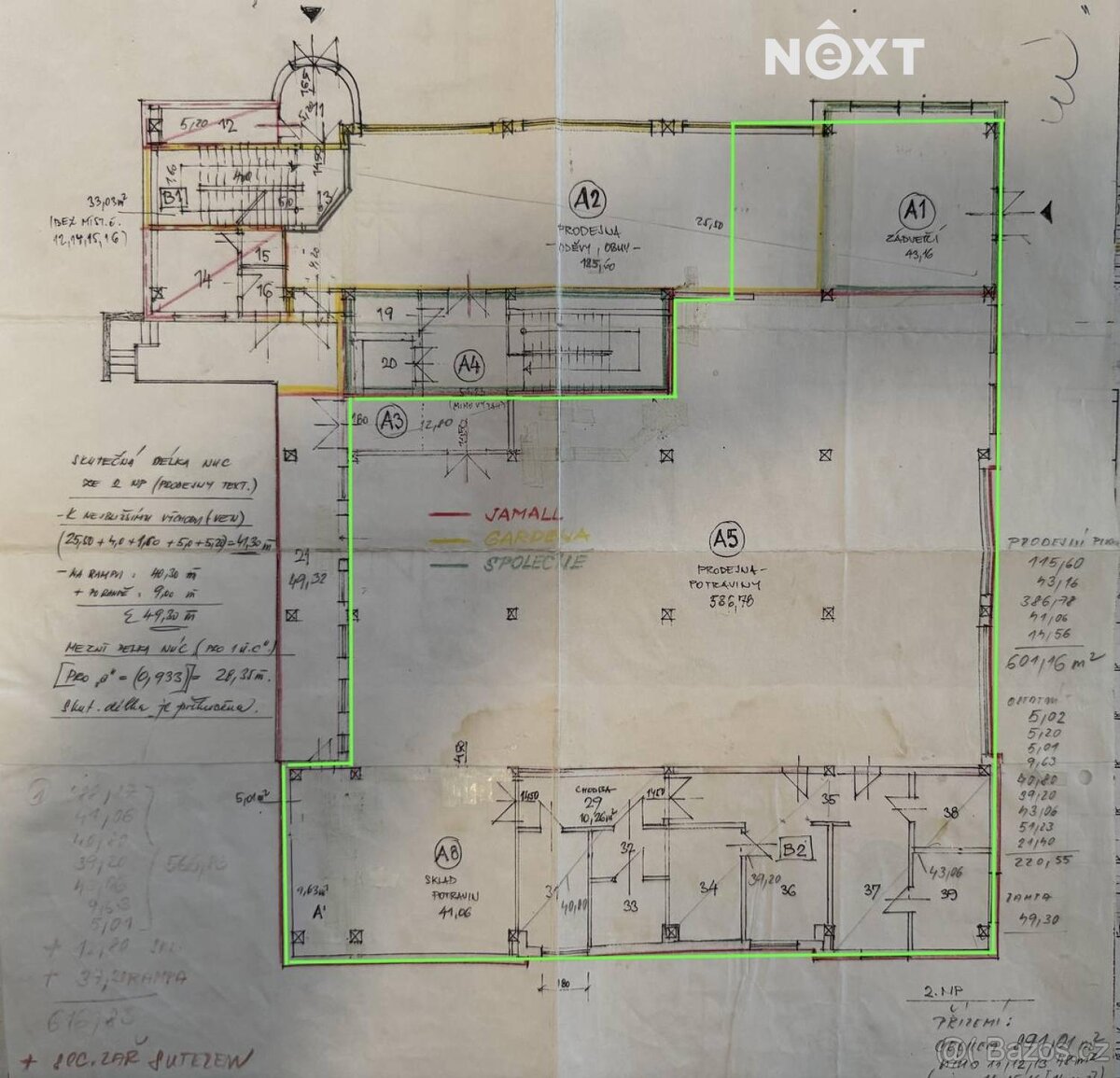 Pronájem komerční Obchodní prostory, 753㎡ - 19