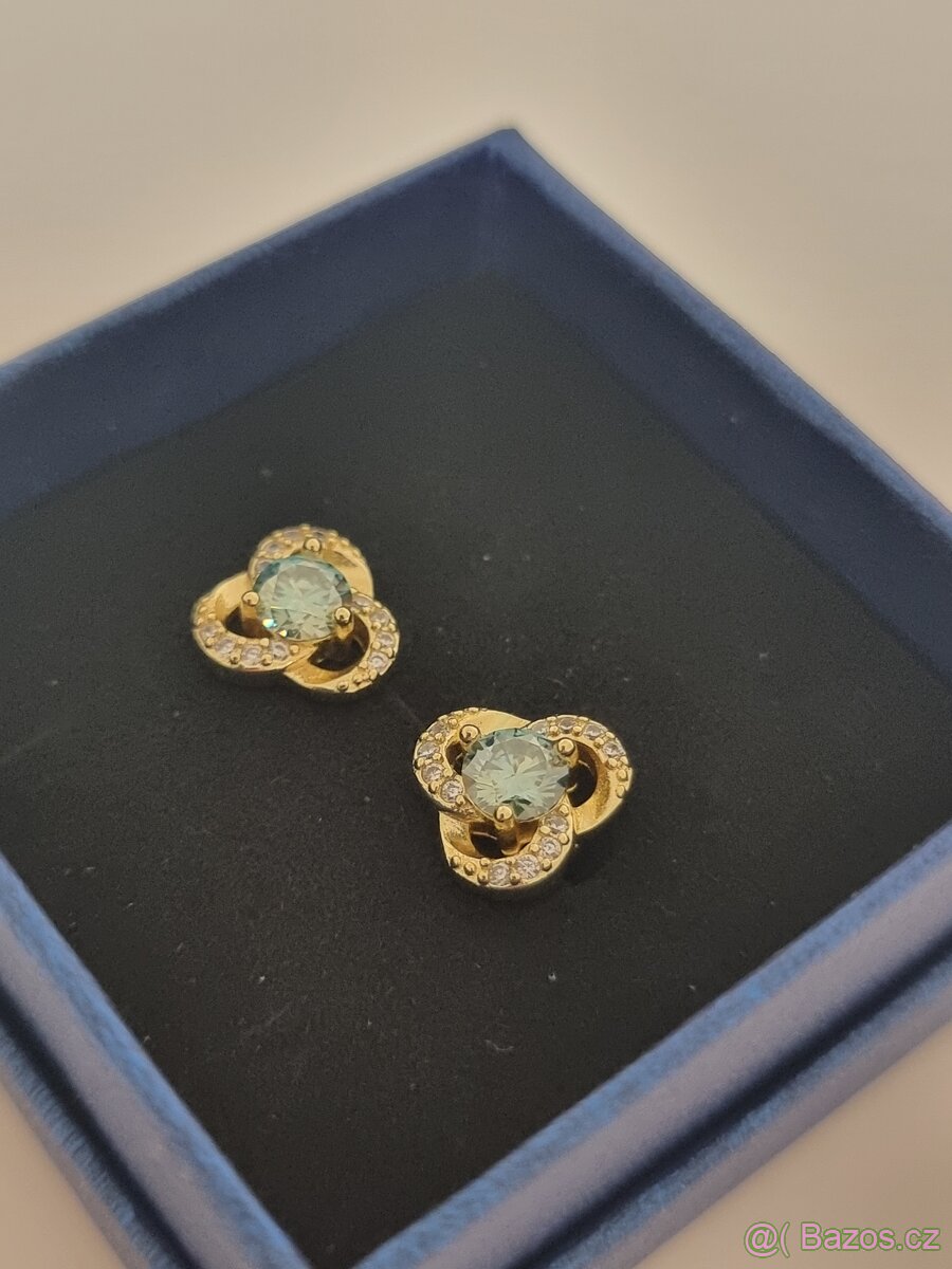 Naušnice s diamantem ( moissanit ) - 19