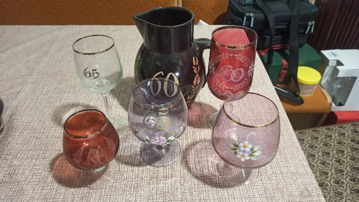 skleničky porcelán - 19