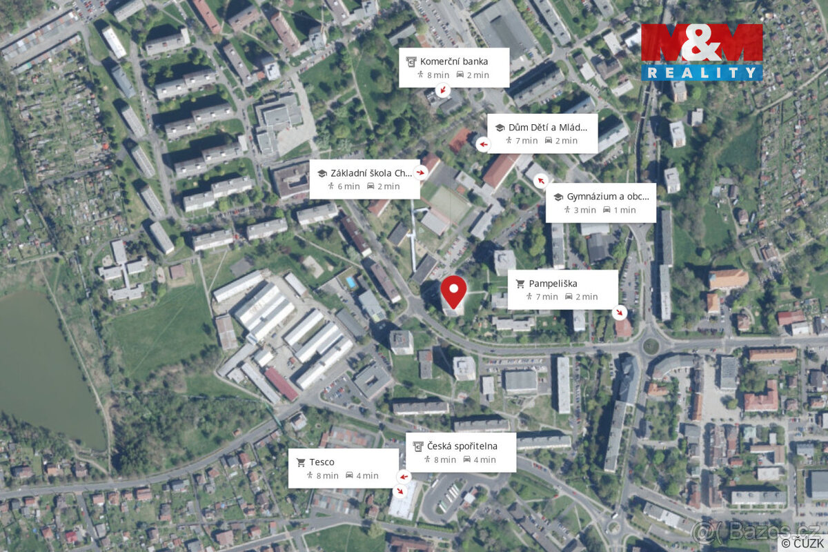 Prodej bytu 3+1, 65 m², Chodov, ul. Smetanova - 19