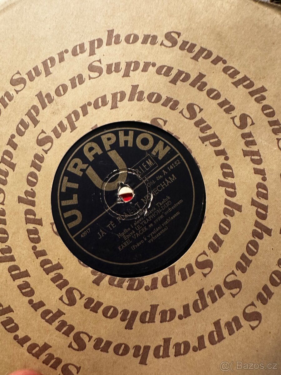 Staré šelakové gamofonové desky - 71 ks - 19