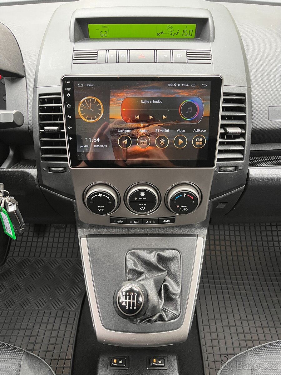 MAZDA 5 2.0i 107KW GTA,2008,XENON,VÝHŘEV,ALU17,7MÍST,ANDROID - 19