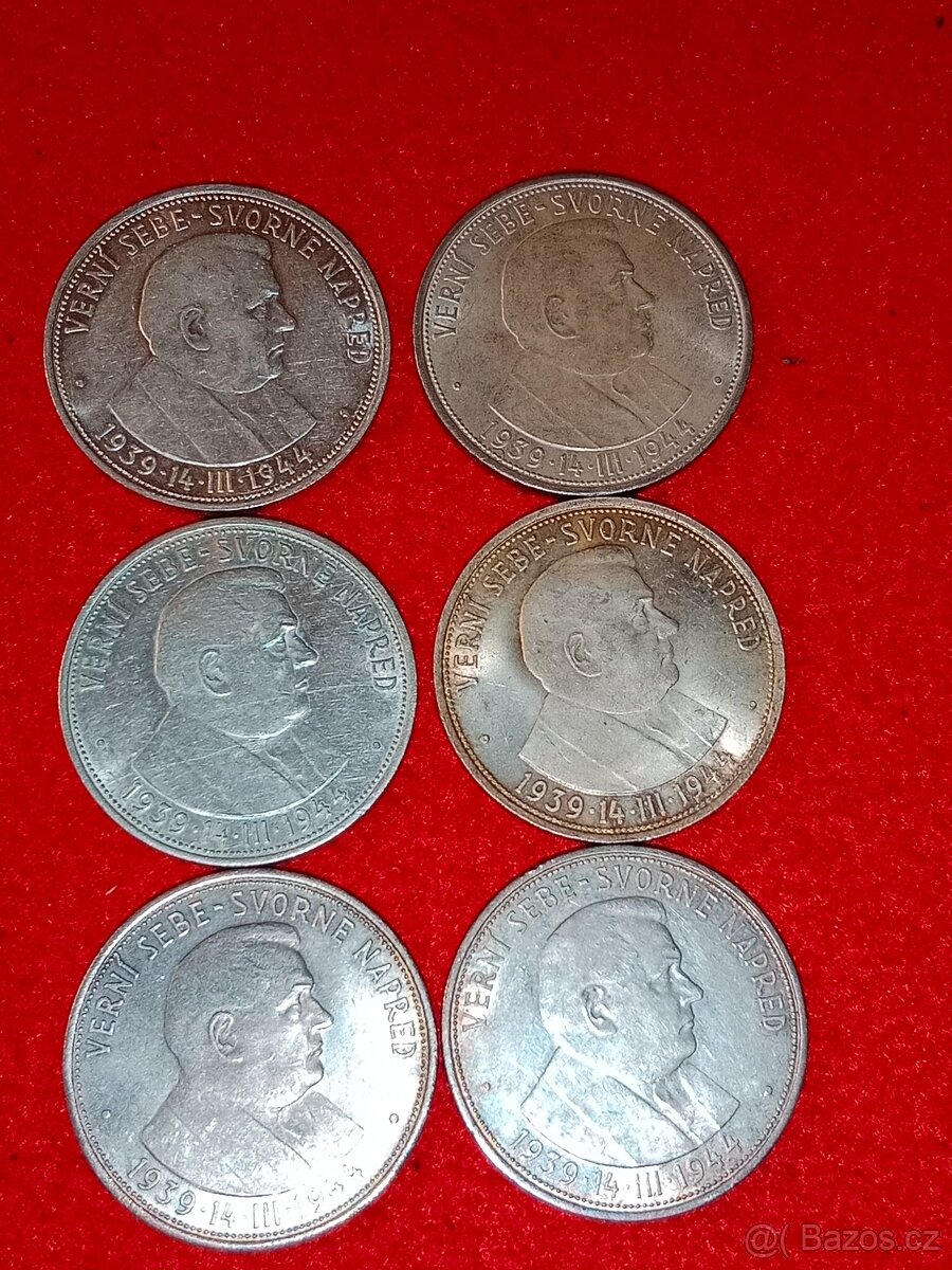 Československé stříbrné mince 194 ks - pouze komplet - 19