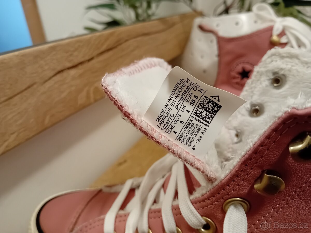 Converse dámské kotkíkové tenisky vel. 36,5 kožené zateplené - 19