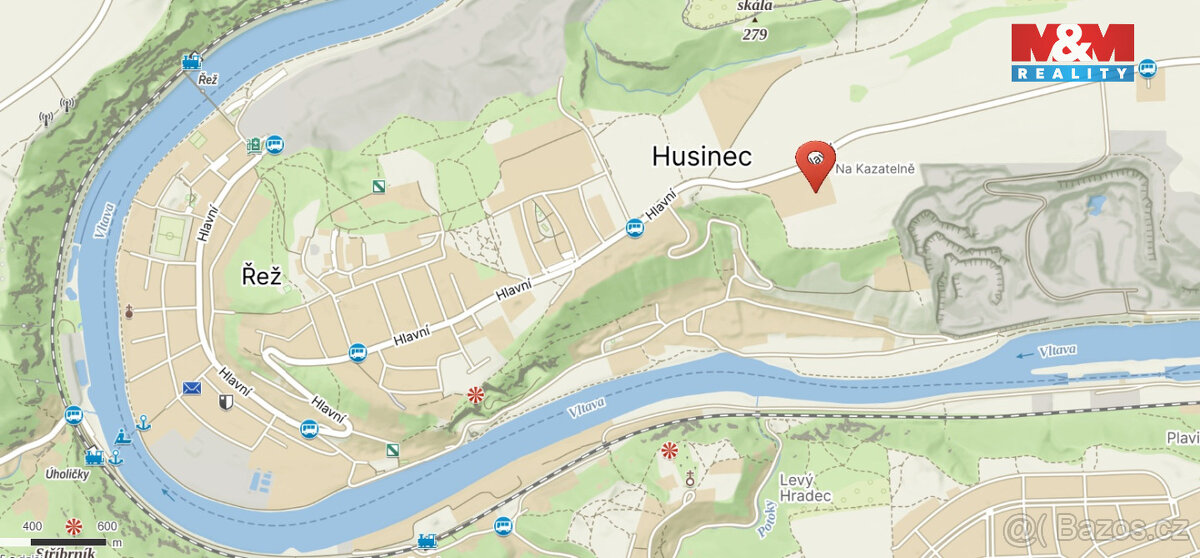 Prodej pozemku k výstavbě, 1198 m², Husinec u Řeže - 19