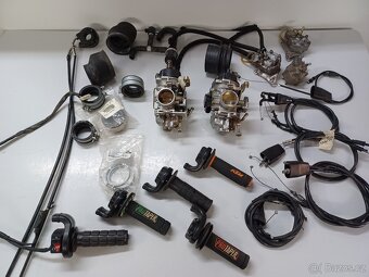 KTM LC4 640 - 620 KOLA, TLUMIČE, PUMPY, BRZDIČE ... - 19
